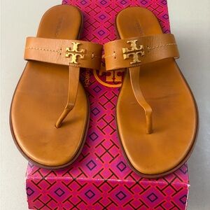 Tory Burch Brown Leather Sandals size 8 - Used - Box include